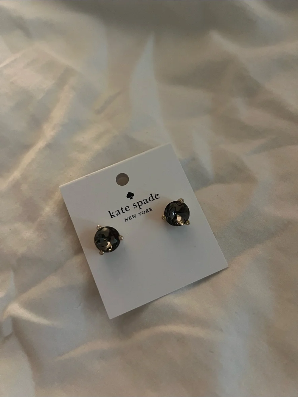 Kate Spade black stud earrings